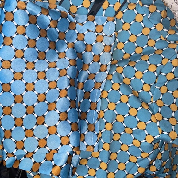 Blue printed kimono jacket - Picture 11 of 13